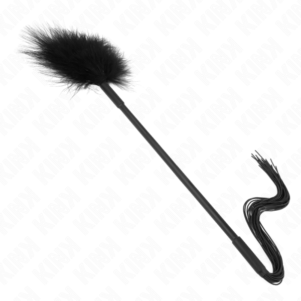 KINK - SILICONE WHIP WITH FEATHERS FOR TICKLE 47 CM - Image 2
