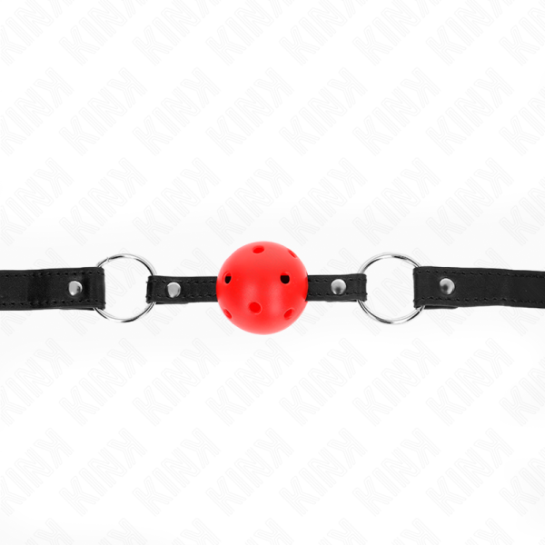 KINK - HOLLOW HARD RED BALL 4.5 CM GAG MODEL 1 63.5 X 2 CM - Image 4
