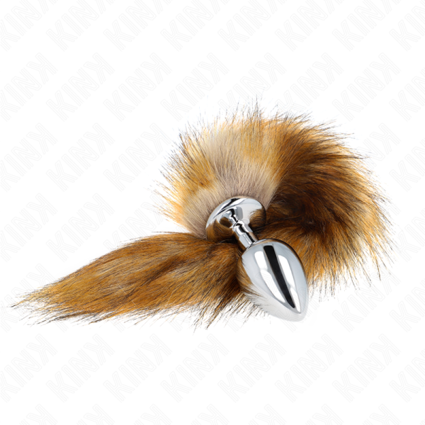 KINK - ANAL PLUG SIZE L 10 X 4 CM WITH SYNTHETIC TAIL 40 CM BROWN - Image 2