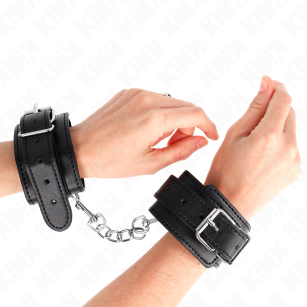 KINK - THIN WRIST RESTRAINTS BLACK ADJUSTABLE 21-33 CM - Image 4