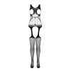 PASSION - BS 106 BODYSTOCKING WHITE ONE SIZE
