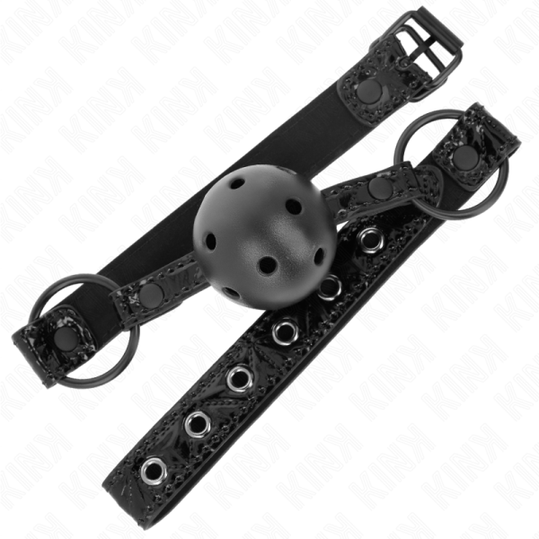 KINK - DIAMOND PATTERN BALL 4.5 CM GAG MODEL 3 64.5 CM ADJUSTABLE 42-60 CM - Image 2