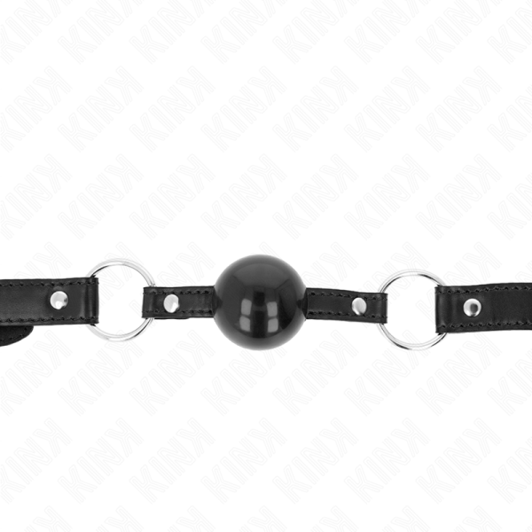 KINK - BLACK TPE BALL 4 CM GAG 60 x 2 CM - Image 3