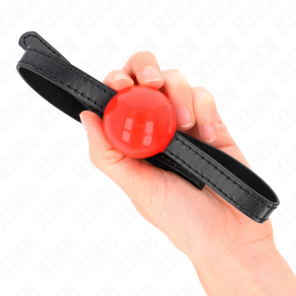 KINK - RED SINGLE SOLID BALL 4 CM GAG 65 x 1.5 CM - Image 4