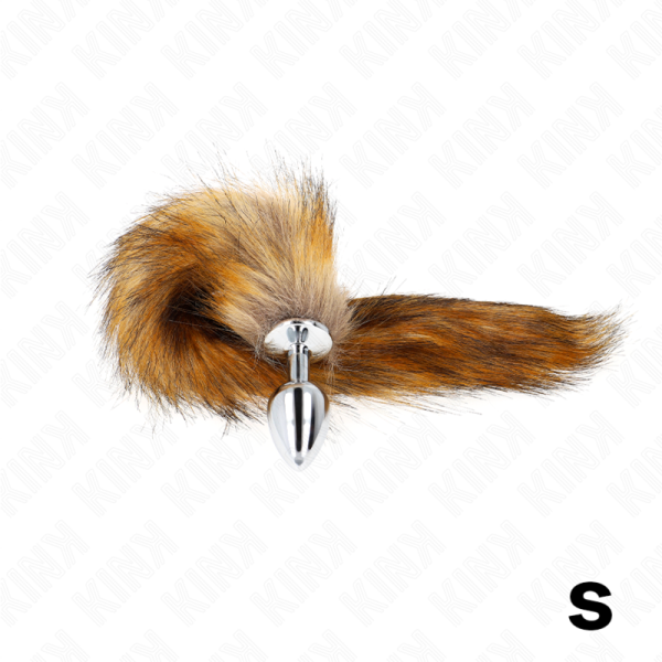 KINK - ANAL PLUG SIZE S 7 X 3 CM WITH SYNTHETIC TAIL 40 CM BROWN - Image 3