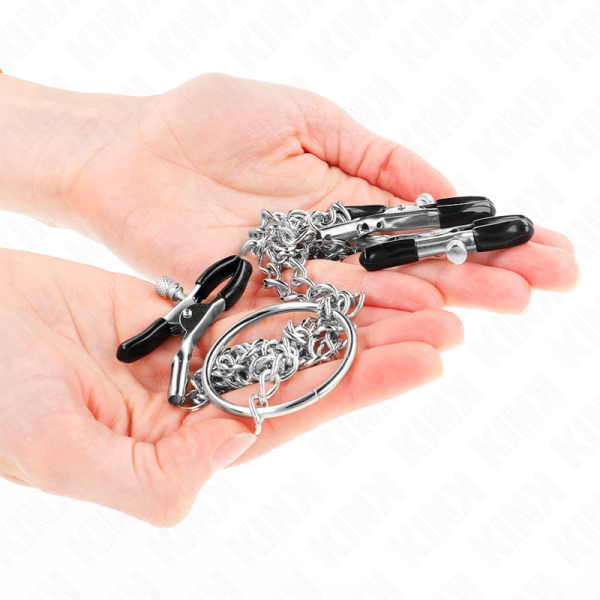 KINK - TRIPLE NIPPLE AND CLIT CLAMPS WITH CHAIN MODEL 0 - Image 3