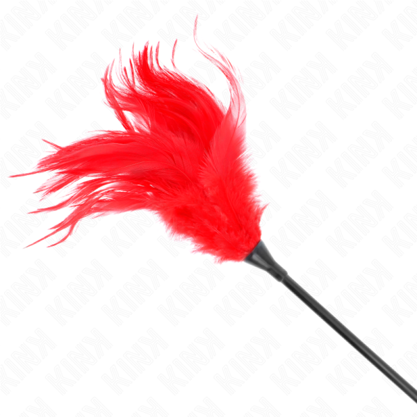 KINK - MULTIPLE RED TICKLE FEATHERS 45 CM - Image 5
