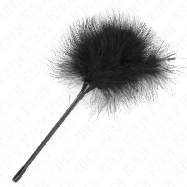 KINK - BLACK TICKLE FEATHERS USED FOR THE BONDAGE KIT 27 CM - Image 2