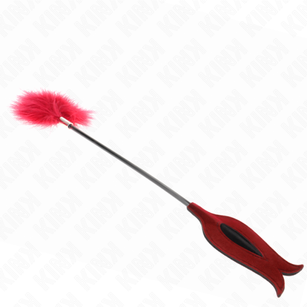 KINK - TICKLE FEATHERS WITH ROSE-SHAPED PADDLE 8 CM - Image 3