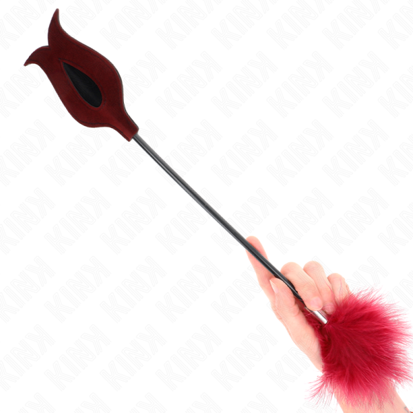 KINK - TICKLE FEATHERS WITH ROSE-SHAPED PADDLE 8 CM - Image 2