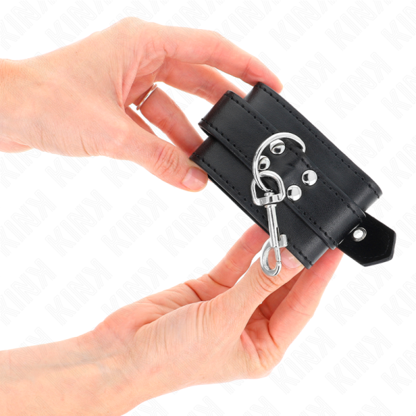 KINK - WRIST RESTRAINTS WITH STUDS 35 X 6 CM - Image 4