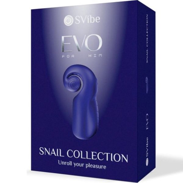 SNAIL VIBE - EVO FOR HIM MALE MASTURBATOR SLIDE NROLL DARK BLUE - Image 5