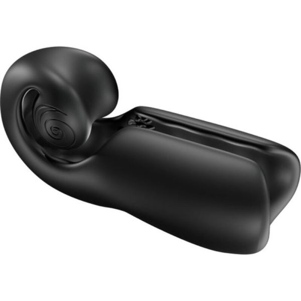 SNAIL VIBE - EVO FOR HIM MALE MASTURBATOR SLIDE NROLL BLACK - Image 2