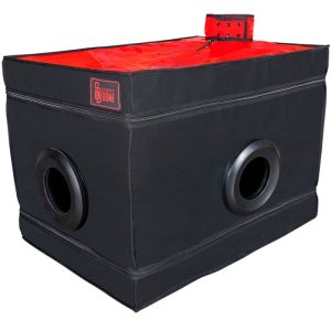 SECRET DOME - KINK CLUB LA NICHE CABIN BLACK  RED