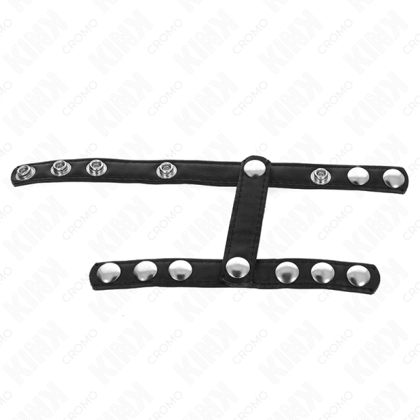 KINK - PENIS RING WITH 3 ADJUSTABLE BALL SPLITTER STRAPS - Image 3