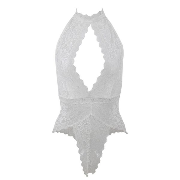 SUBBLIME - 953850 LACE BODYSUIT WHITE S/M - Image 5