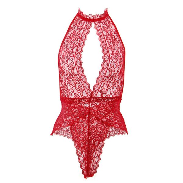 SUBBLIME - 953881 OPEN CUP BODYSUIT RED L/XL - Image 4