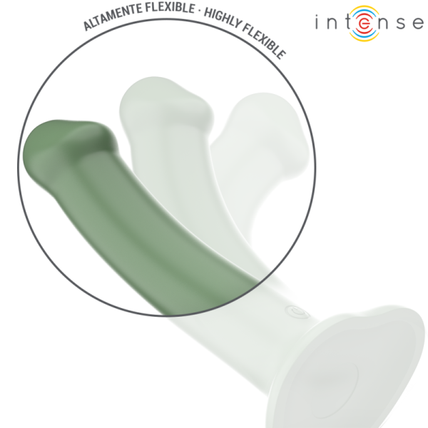 INTENSE - BECCA VIBRATOR WITH SUCTION CUP 10 VIBRATIONS GREEN REMOTE CONTROL - Image 5