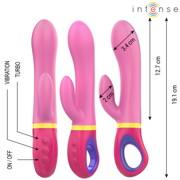 INTENSE - DAPHNE PINK RABBIT VIBRATOR - Image 2
