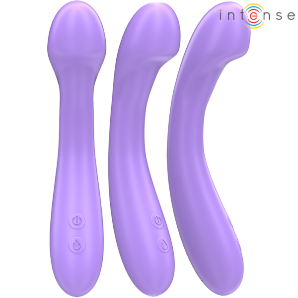 INTENSE - BECKY VIBRATOR 19 CM HEATABLE 7 VIBRATIONS PURPLE - Image 2