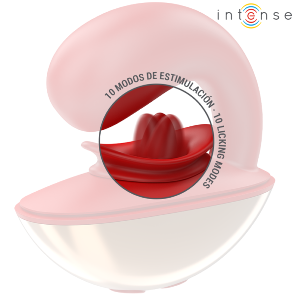 INTENSE - MARIAH VIBRATOR  STIMULATOR IN U SHAPE 10 VIBRATIONS RED - Image 3