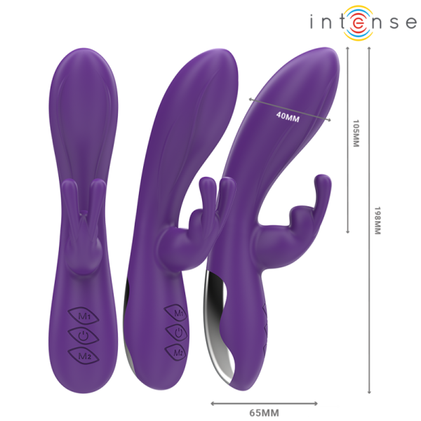 INTENSE - RANDALL RABBIT VIBRATOR 10 VIBRATIONS PURPLE - Image 2