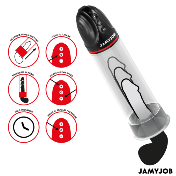 JAMYJOB - XPAND AUTOMATIC PUMP 3 LEVELS OF STIMULATING WAVES GREY - Image 2