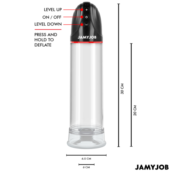 JAMYJOB - XPAND AUTOMATIC PUMP 3 LEVELS OF STIMULATING WAVES GREY - Image 3