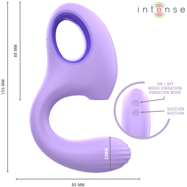 INTENSE - BAXTER VIBRATOR  STIMULATOR VIOLET - Image 5
