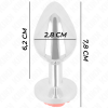 KINK - PLUG ANAL ROSE RED SIZE S