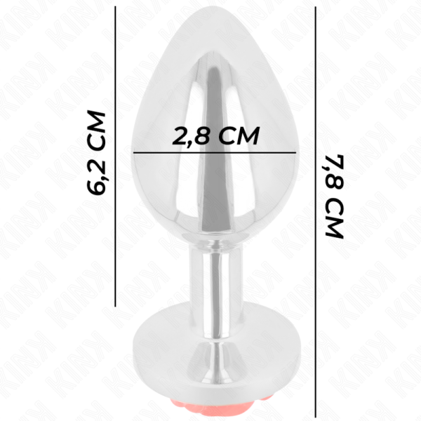 KINK - PLUG ANAL ROSE RED SIZE S - Image 4