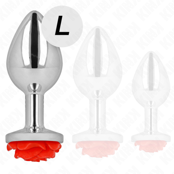 KINK - PLUG ANAL ROSE RED SIZE L - Image 2