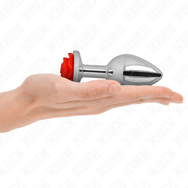 KINK - PLUG ANAL ROSE RED SIZE L - Image 3