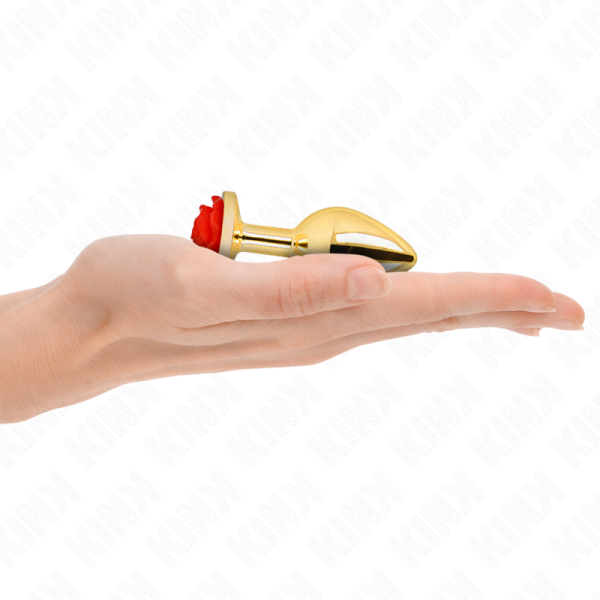KINK -  PLUG ANAL GOLD ROSE RED SIZE S - Image 2