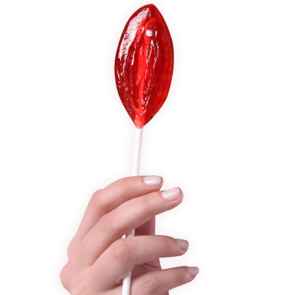 SECRETPLAY - DISPLAY ASSORTMENT VAGINA LOLLIPOPS STRAWBERRY 40 UNITS - Image 2