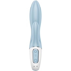SATISFYER - AIR PUMP BUNNY 1 INFLATABLE RABBIT VIBRATOR BLUE