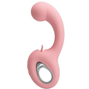 PRETTY LOVE - ERYNNYES G-SPOT VIBRATOR + CLITORIS STIMULATOR 10 VIBRATIONS PINK