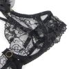 SUBBLIME - 957483 CONJUNTO SUJETADOR Y LIGA DE ENCAJE NEGRO S/M