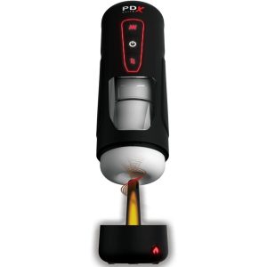 PDX ELITE - MILK ME HOTTER AUTOMATIC MASTURBATOR WITH THRUSTING AND HEAT EFFECT VIBRATION