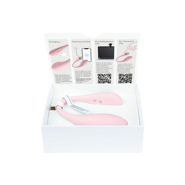 KIIROO - SPOT KISS ME U-SHAPED VIBRATOR PINK - Image 5
