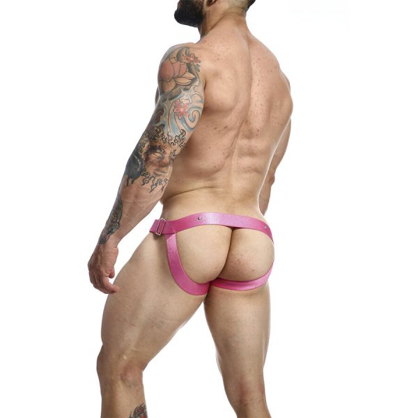 MOB - DNGEON JOCKSTRAP PINK COCK RING ONE SIZE - Image 5