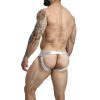 MOB - DNGEON JOCKSTRAP SILVER COCK RING ONE SIZE