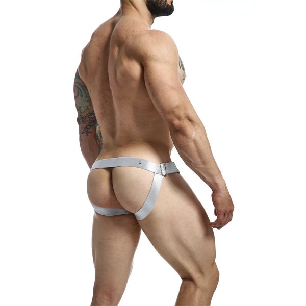 MOB - DNGEON JOCKSTRAP SILVER COCK RING ONE SIZE - Image 4