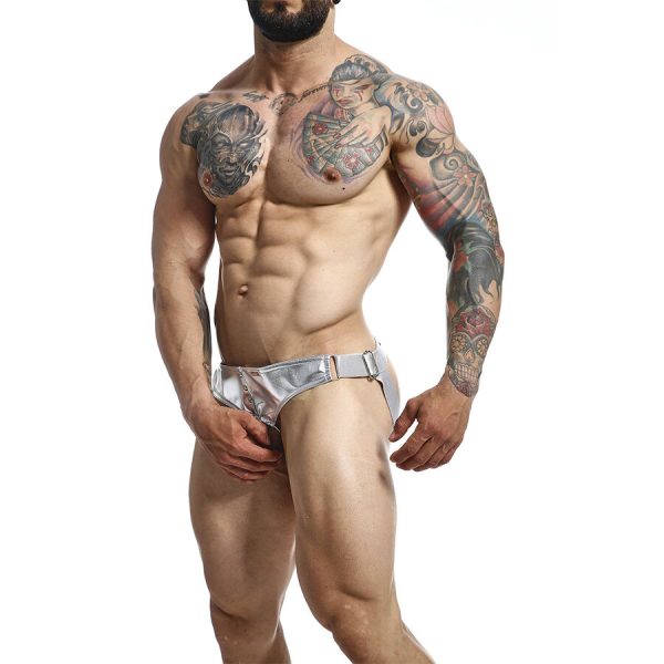 MOB - DNGEON JOCKSTRAP SILVER COCK RING ONE SIZE - Image 2