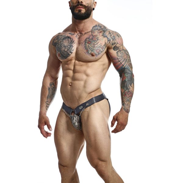 MOB - DNGEON SNAP JOCKSTRAP GRAY ONE SIZE - Image 2