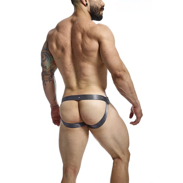 MOB - DNGEON SNAP JOCKSTRAP GRAY ONE SIZE - Image 4