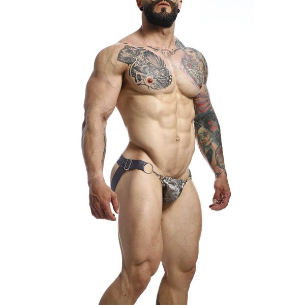 MOB - DNGEON SNAP JOCKSTRAP GRAY ONE SIZE - Image 3