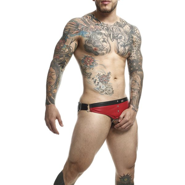 MOB - DNGEON JOCKSTRAP RED COCK RING ONE SIZE - Image 3