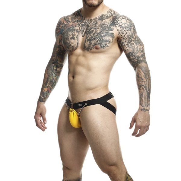 MOB - DNGEON YELLOW JOCKSTRAP WITH CHAINS ONE SIZE - Image 2