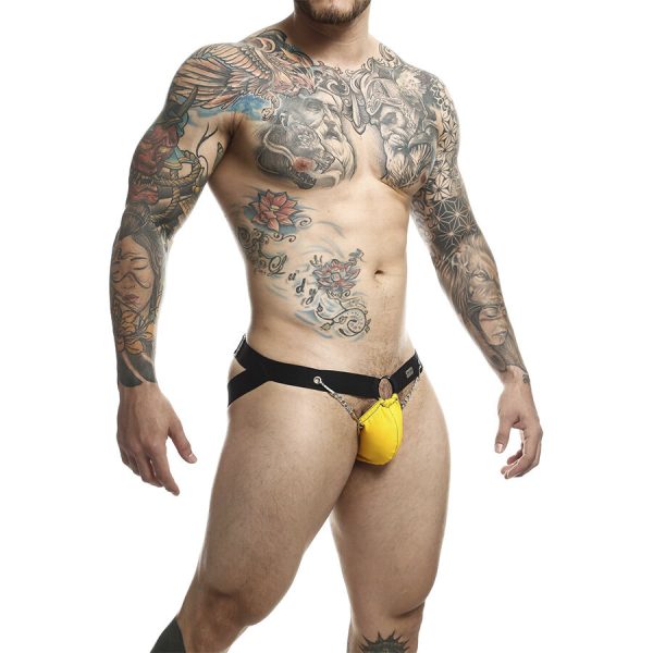 MOB - DNGEON YELLOW JOCKSTRAP WITH CHAINS ONE SIZE - Image 3